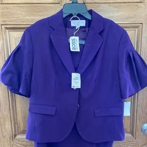 Women's Purple Jacket/Skirt Set
